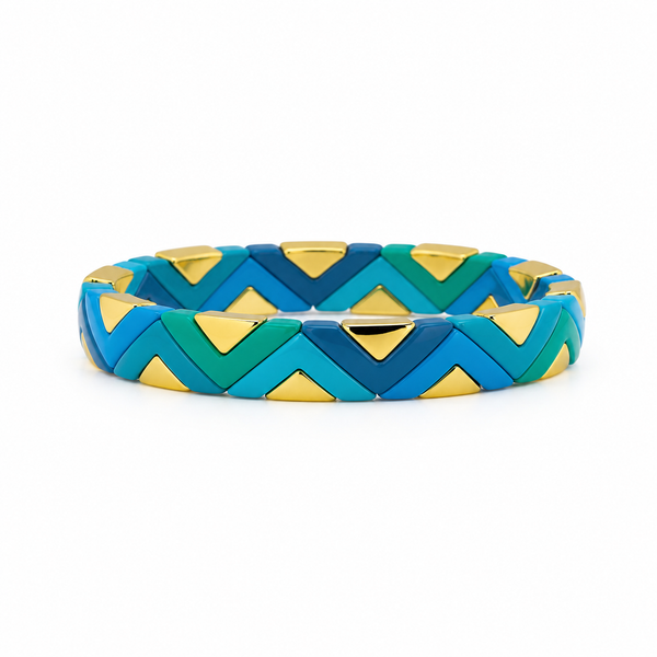 Ocean Mosaic Luxe Bangle
