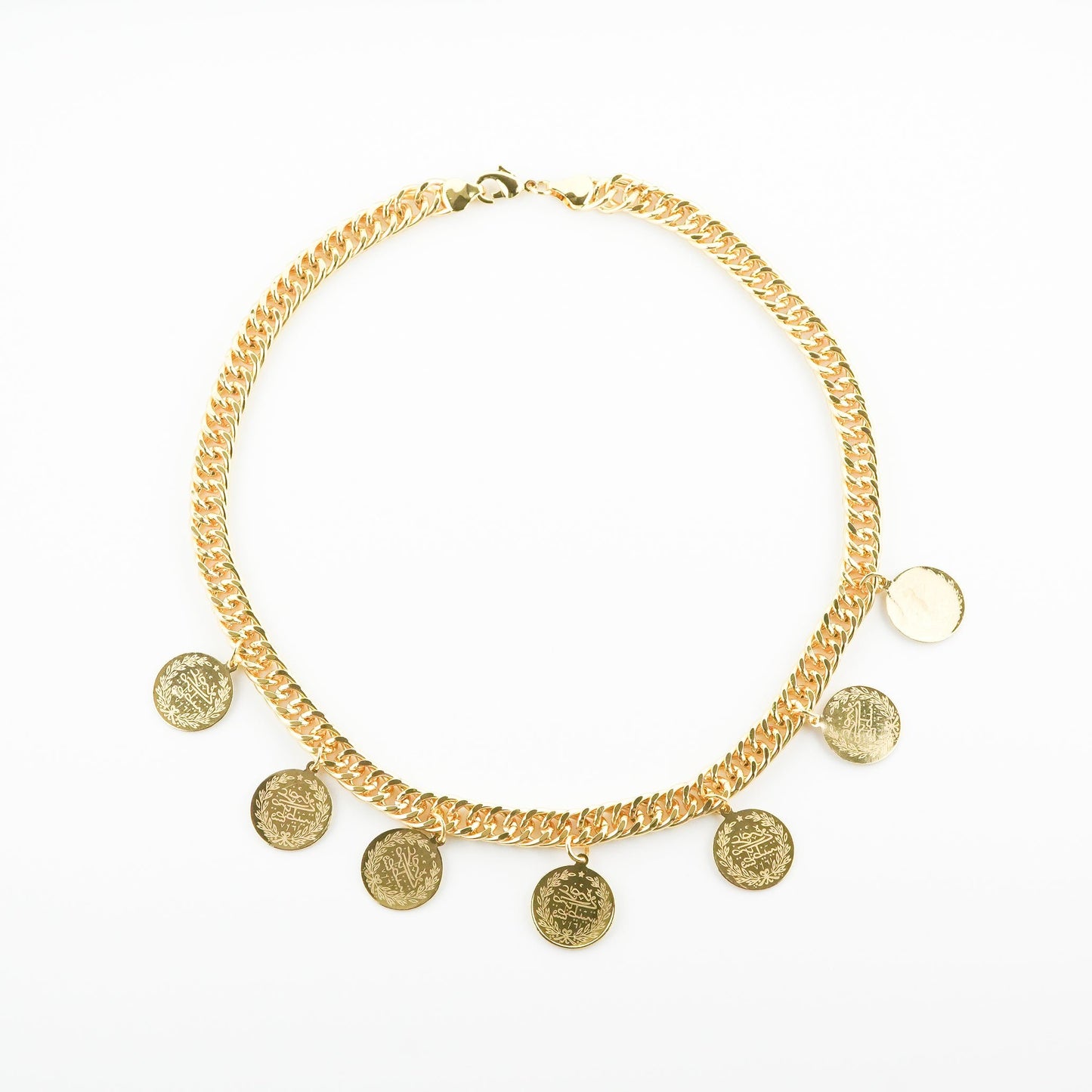 Traditional Gold Coin Necklace