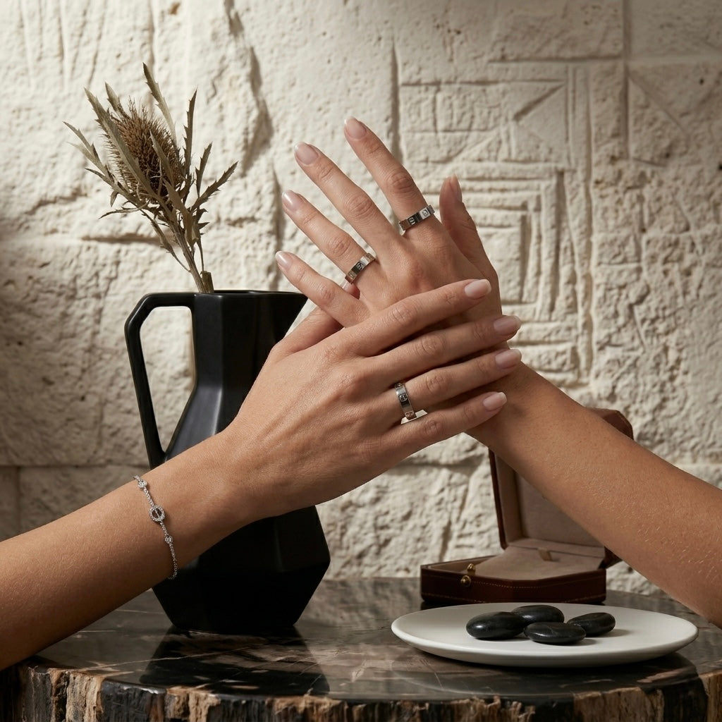Luxury Screw Band Ring