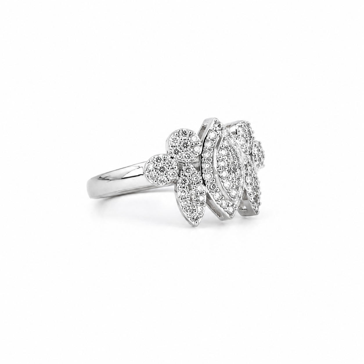 Royal Bloom Ring – Silver