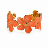 Coral Bloom Cuff