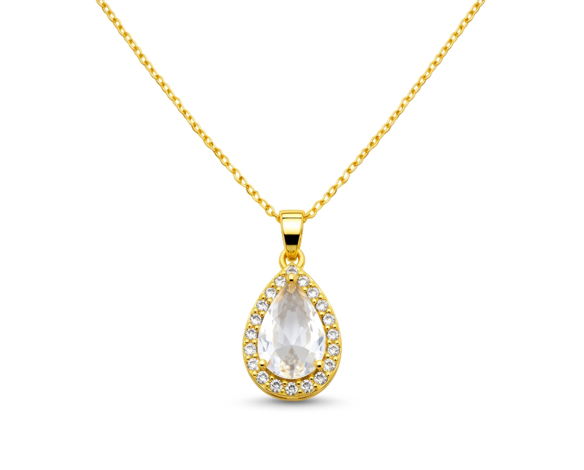 Luxe Pear Drop Necklace