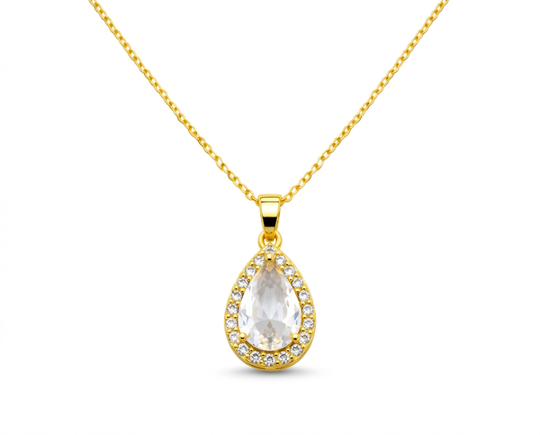 Luxe Pear Drop Necklace