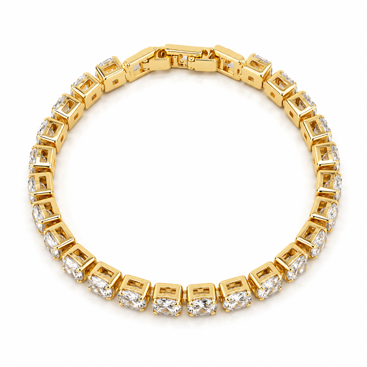 Monaco Wide Tennis Bracelet