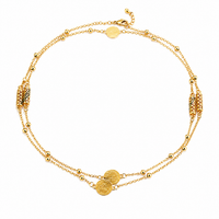 Elegant Chain Coin Necklace