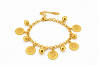 Noor Charm Gold Bracelet
