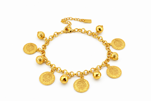 Noor Charm Gold Bracelet