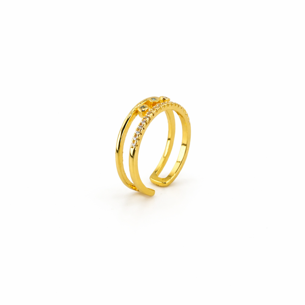 Celeste Double Band Ring