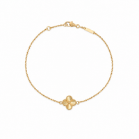 Gold Clover Bracelet