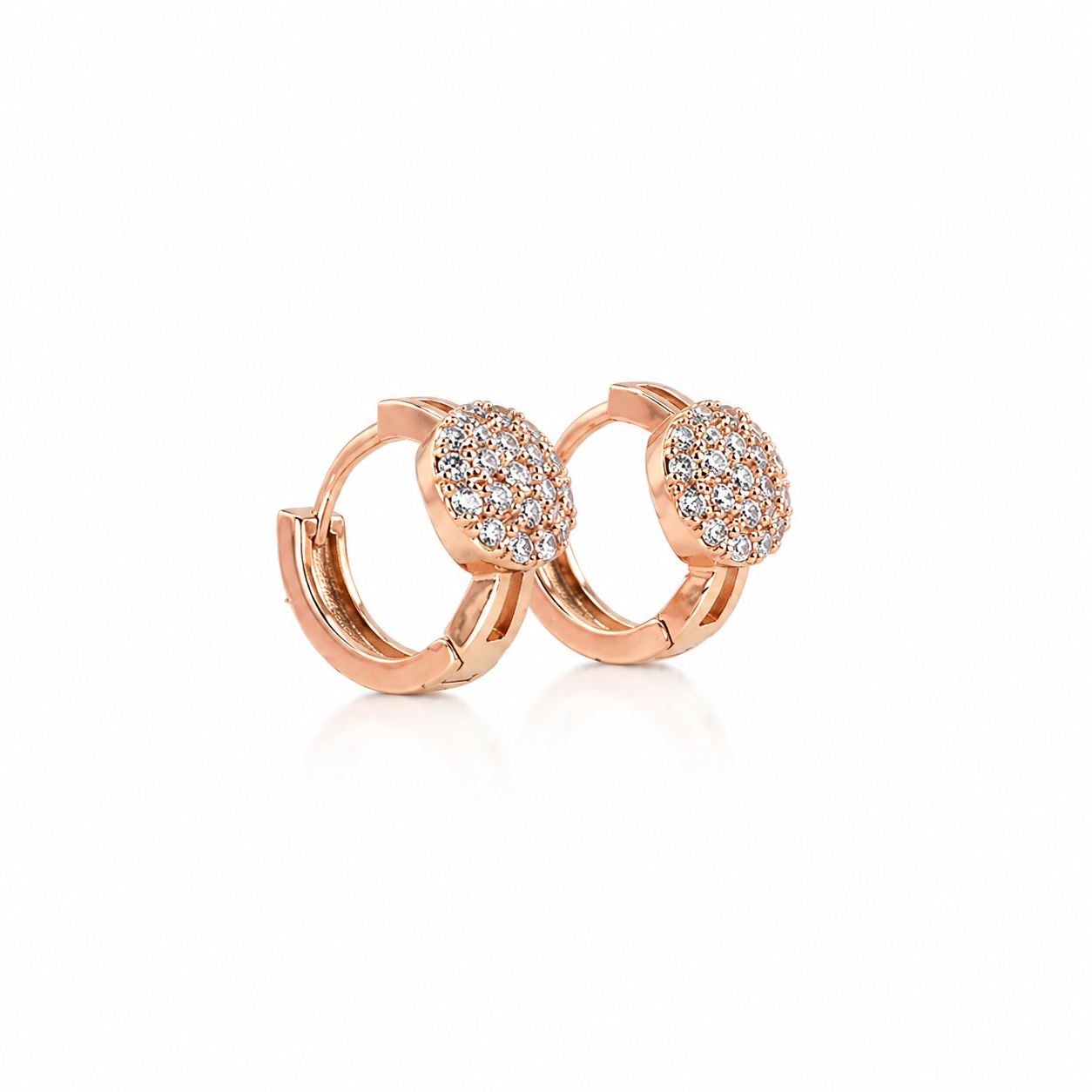 Celeste Pavé Hoop Earrings