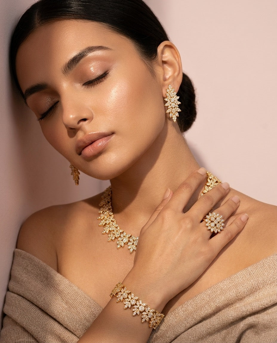 Lumière Floral Jewelry Set