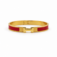 The Riviera Enamel Bracelet – Red
