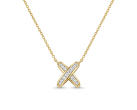 Luxe X Cross Necklace