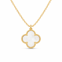 Classic White Clover Necklace