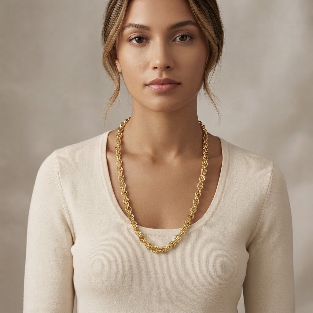 Serena Wheat Chain Necklace