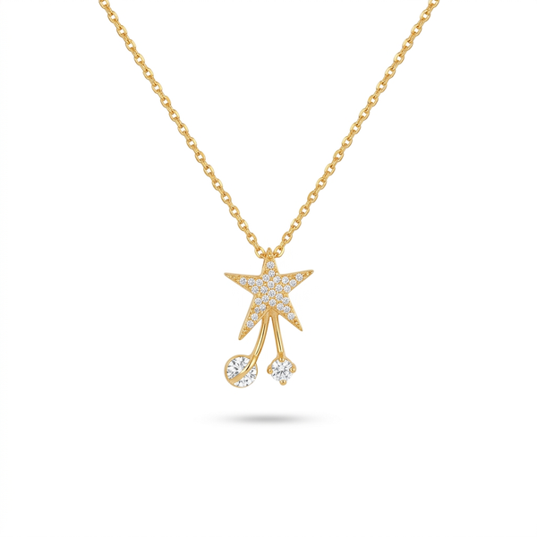 Starlight Drop Pendant Necklace