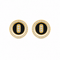 Royal Noir Stud Earrings