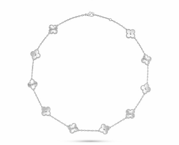 Mini Clover Silver Necklace