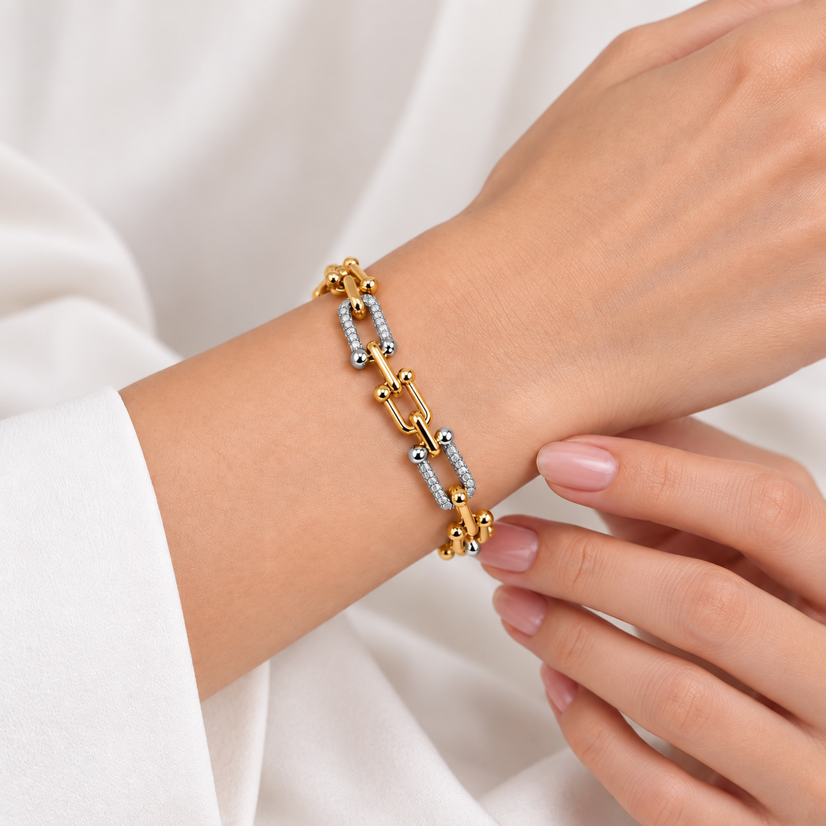Luxe Link Zircon Bracelet