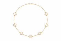 Ivory Luxe Clover Necklace