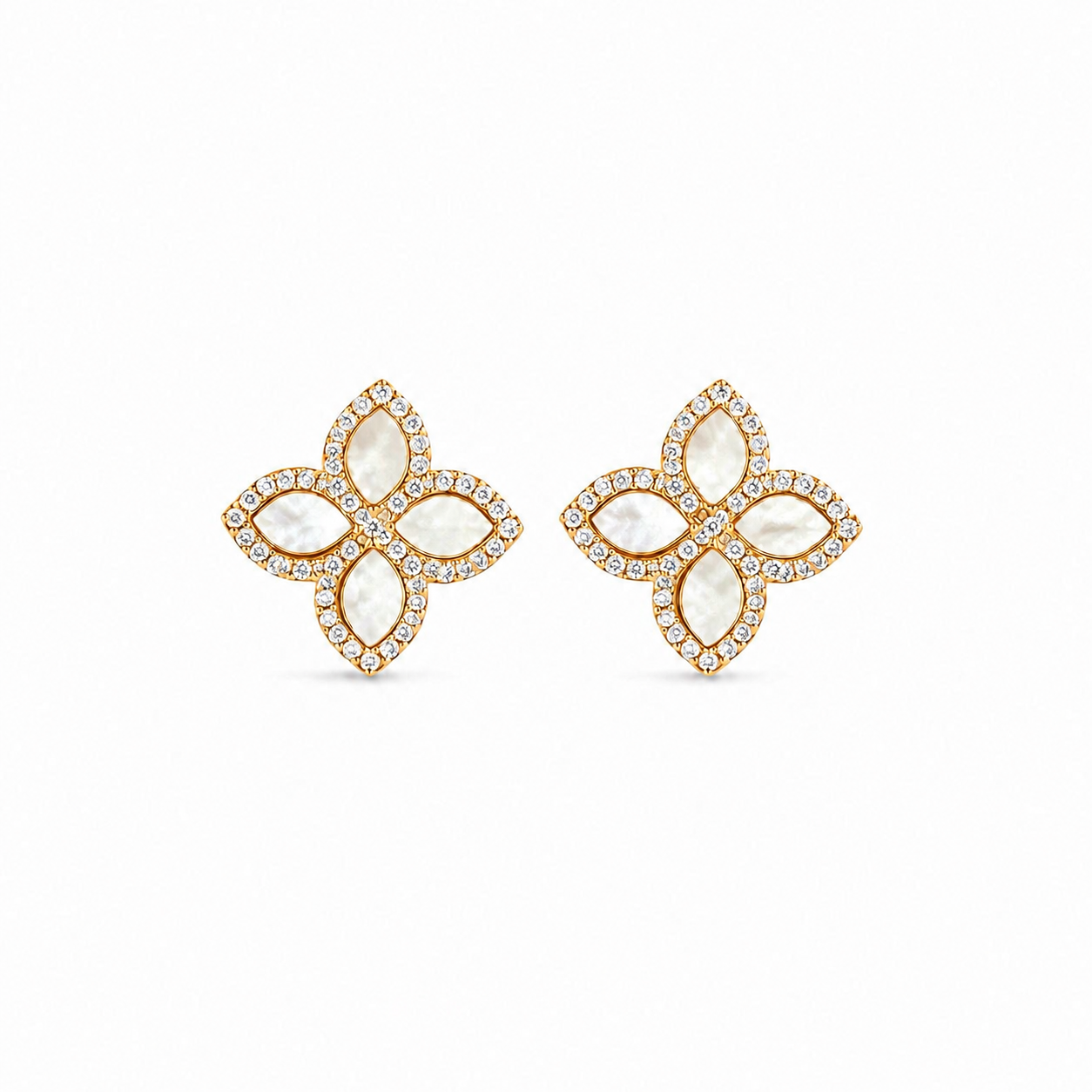 Pearl Clover Jewelry Set