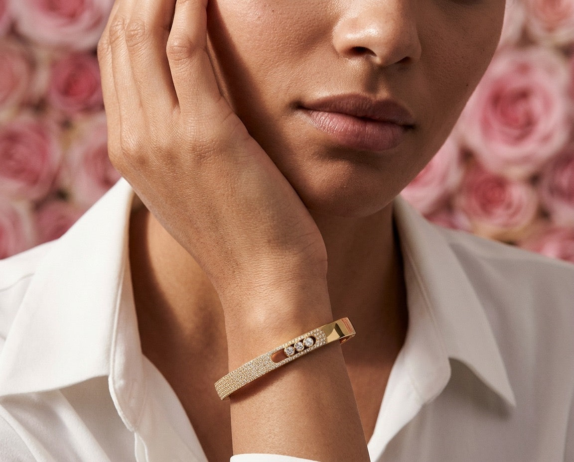Royale Statement Pavé Bangle