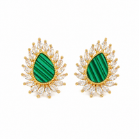 Emerald Royale Teardrop Earrings