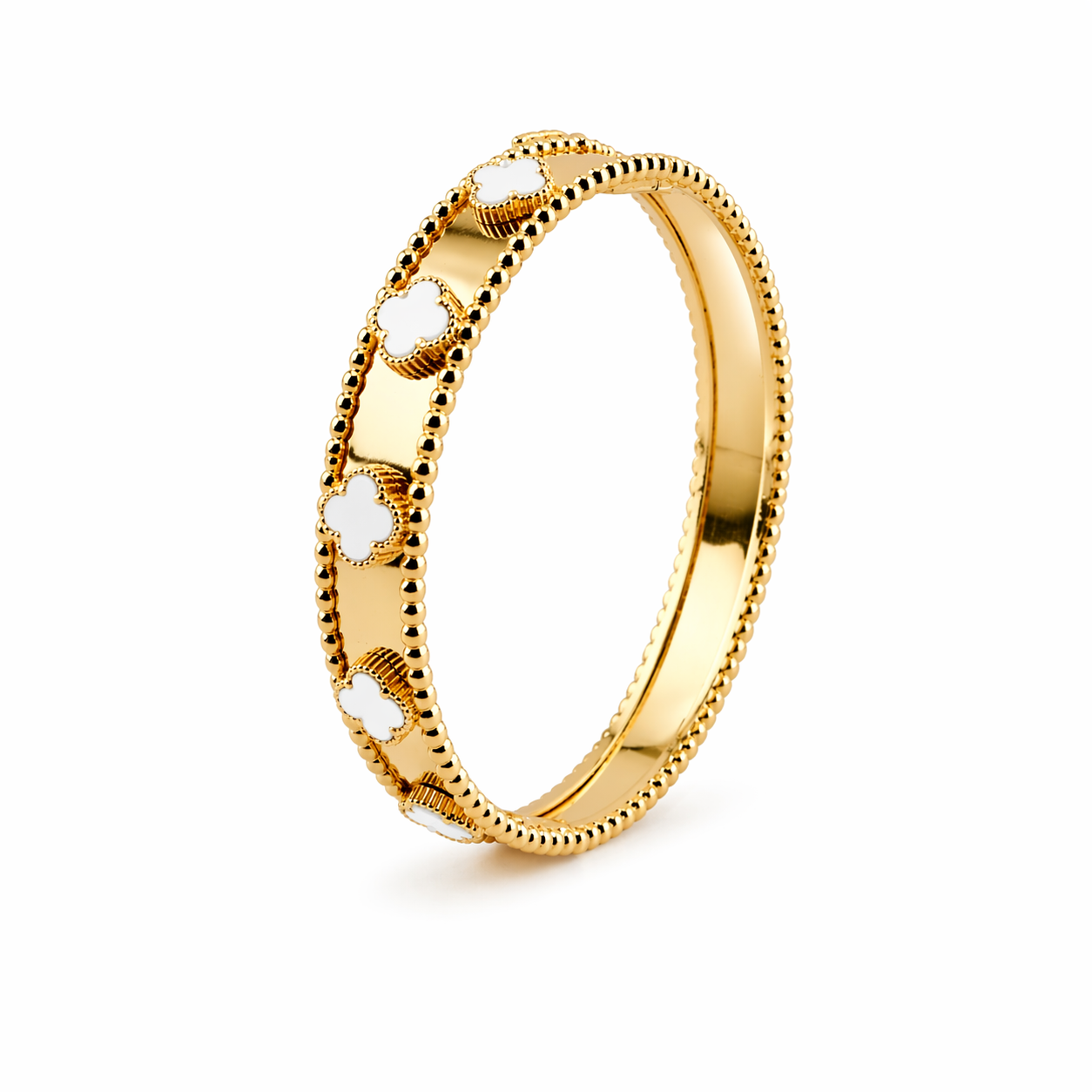 Golden Clover Bangle