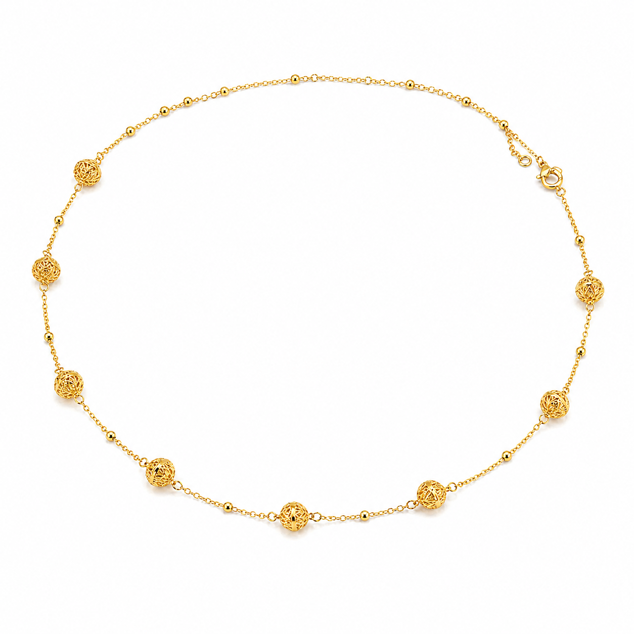 Medallion Station Necklace