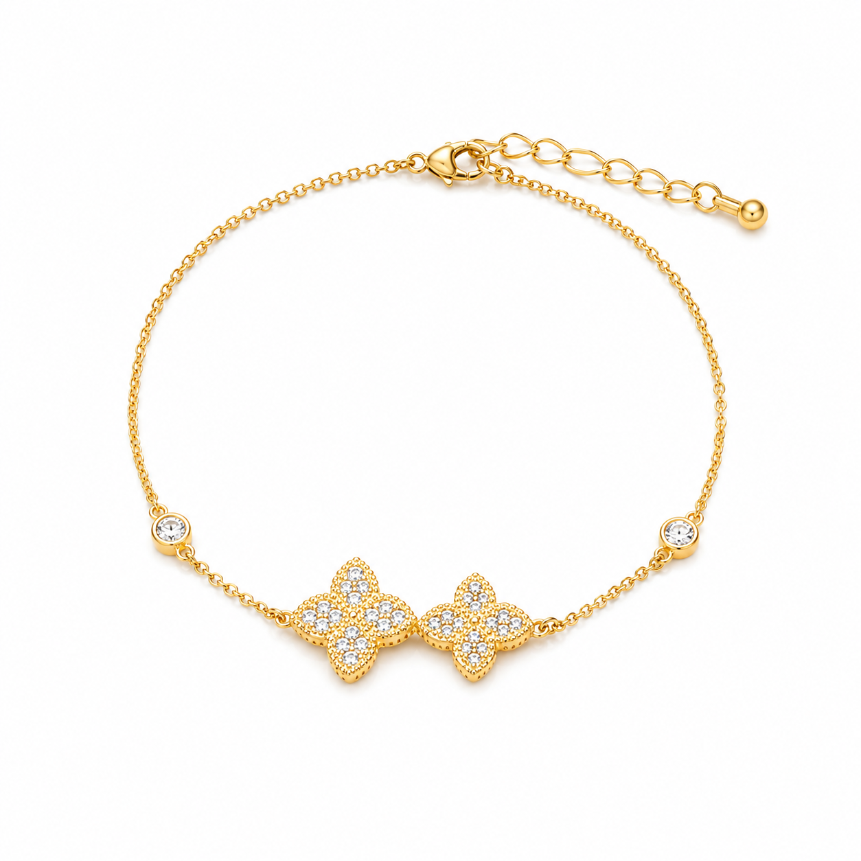 Valencia Triple Crystal Bracelet