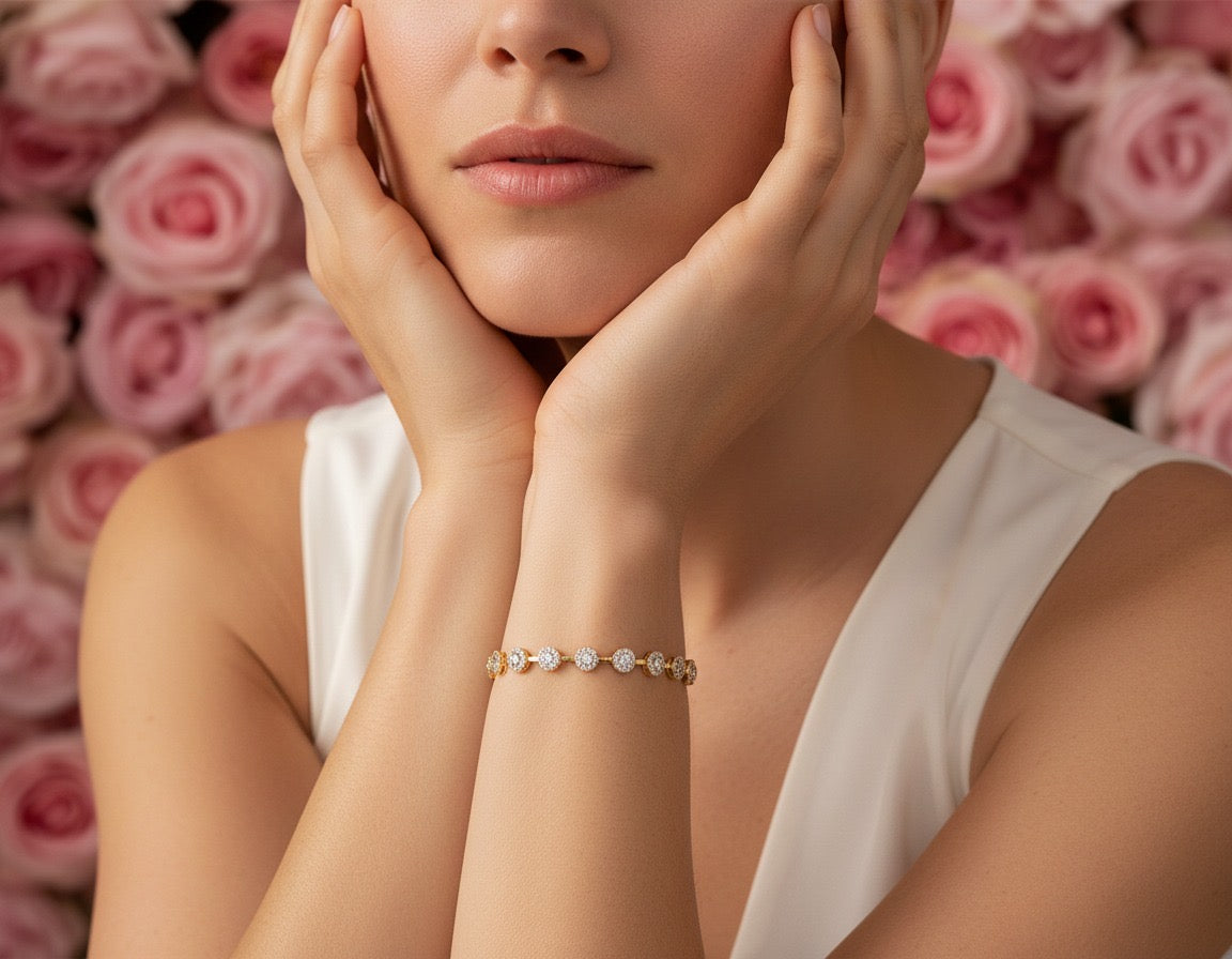 Radiance Crystal Tennis Bracelet