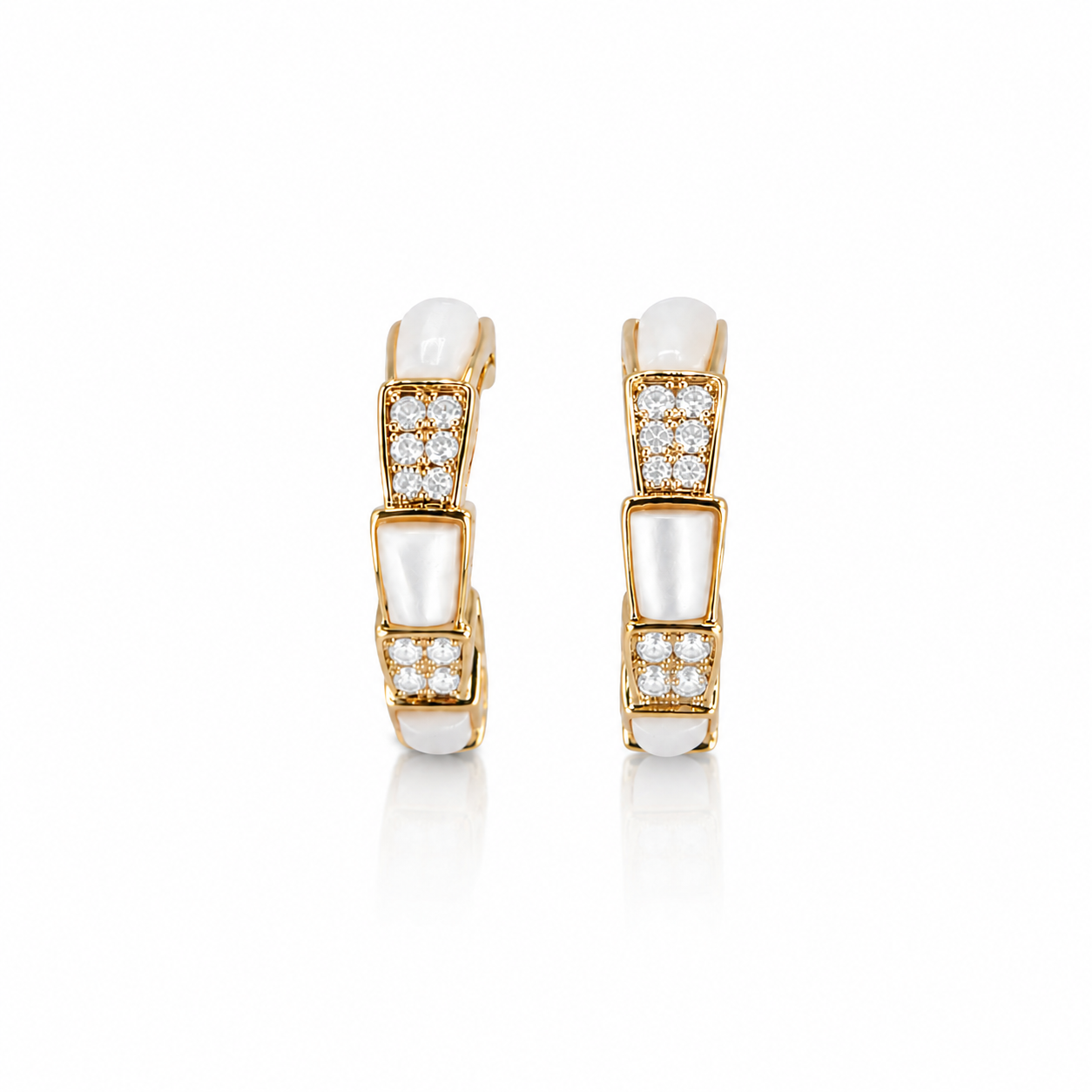 Crystal Pearl Drop Earrings