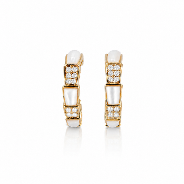 Crystal Pearl Drop Earrings