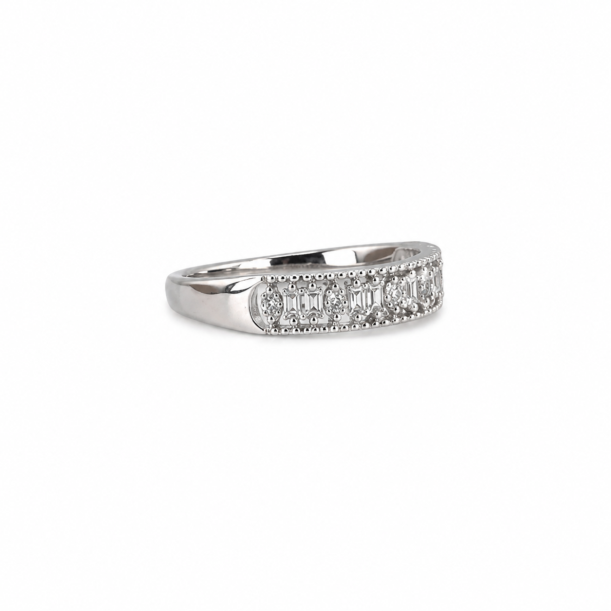 Crystal Band Ring – Size 8