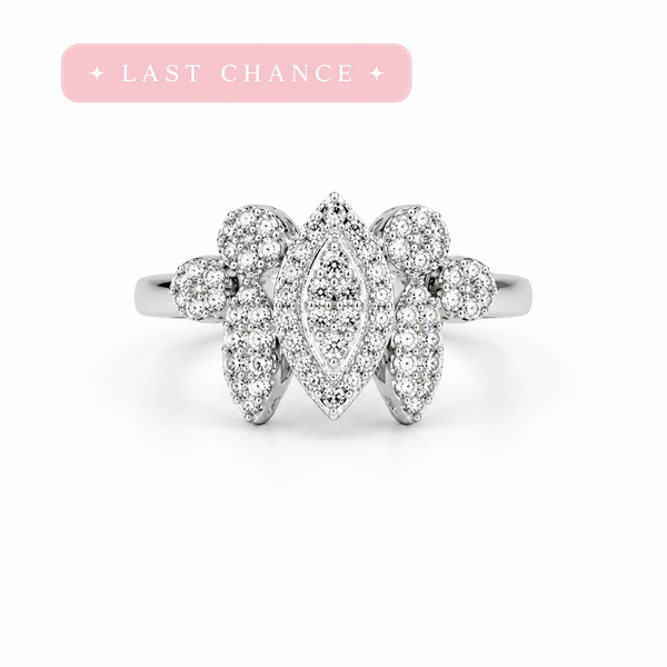 Royal Bloom Ring – Silver