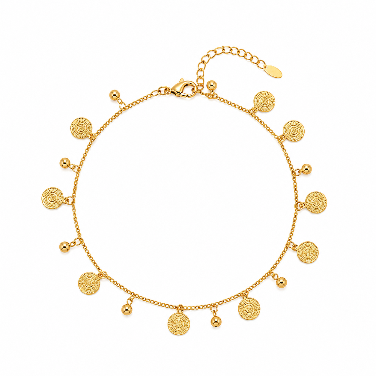 Luna Coin Charm Anklet