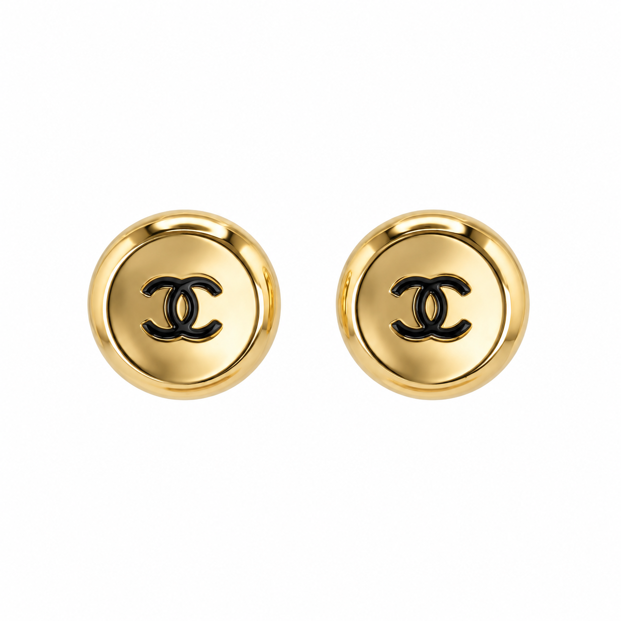 Monarque Medallion Stud Earrings