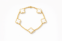 Ivory Clover Bracelet