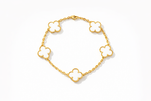 Ivory Clover Bracelet