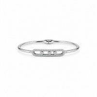 The Masterpiece Motion Bangle – Silver