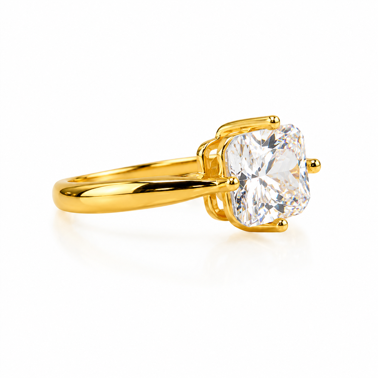 Royal Cushion Solitaire Ring