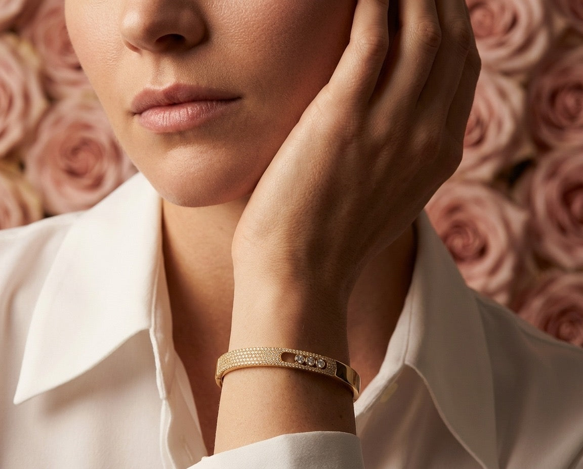 Royale Statement Pavé Bangle