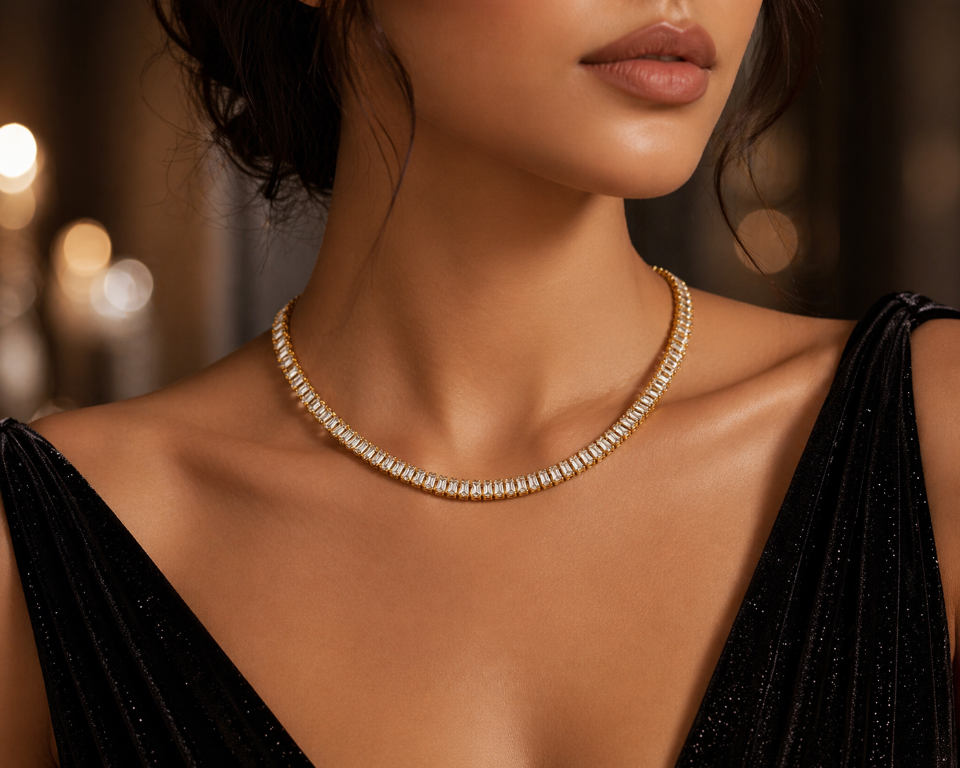 Luxe Tennis Necklace