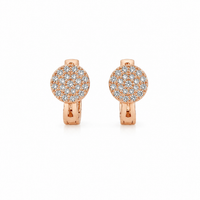 Celeste Pavé Hoop Earrings