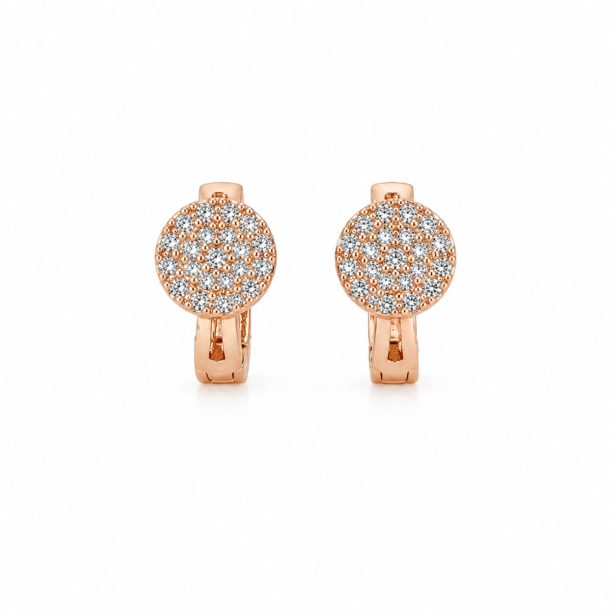 Celeste Pavé Hoop Earrings