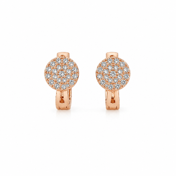 Celeste Pavé Hoop Earrings