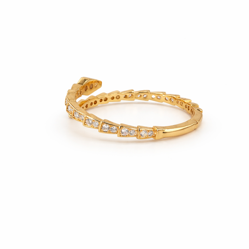 Valeria Geometric Crystal Cuff