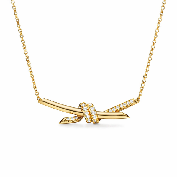 Golden Knot Necklace