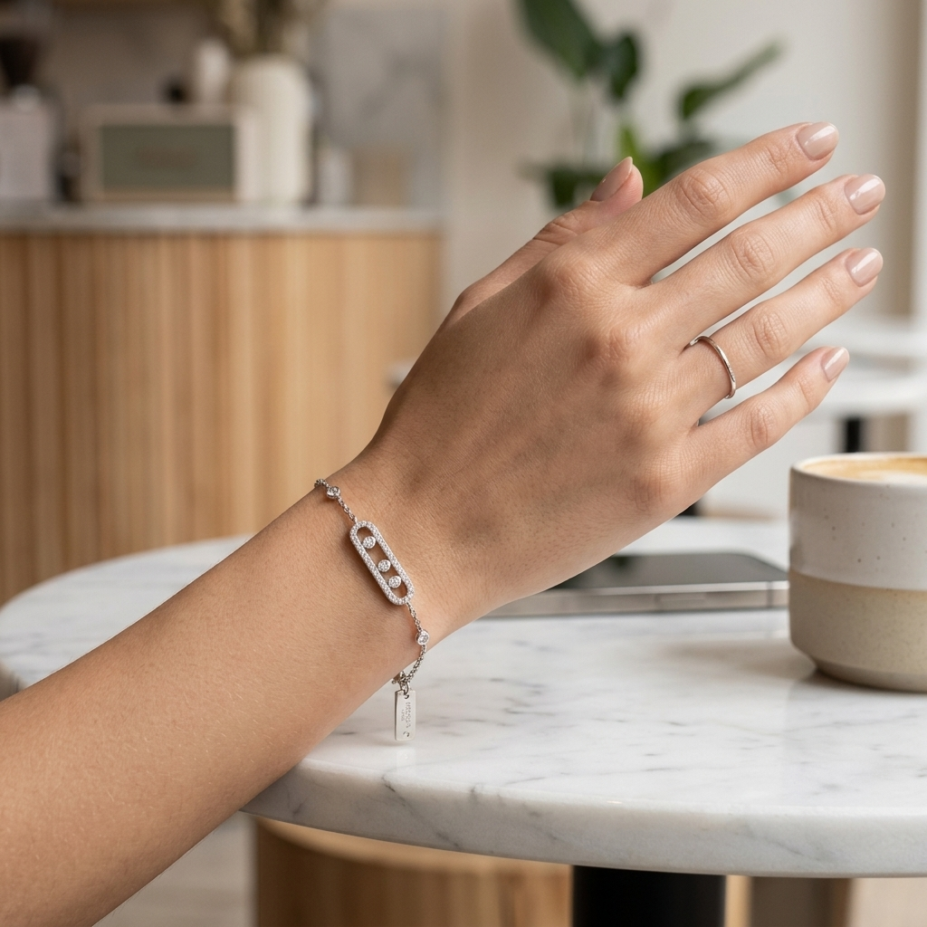 The Masterpiece Motion Chain Bracelet – Silver