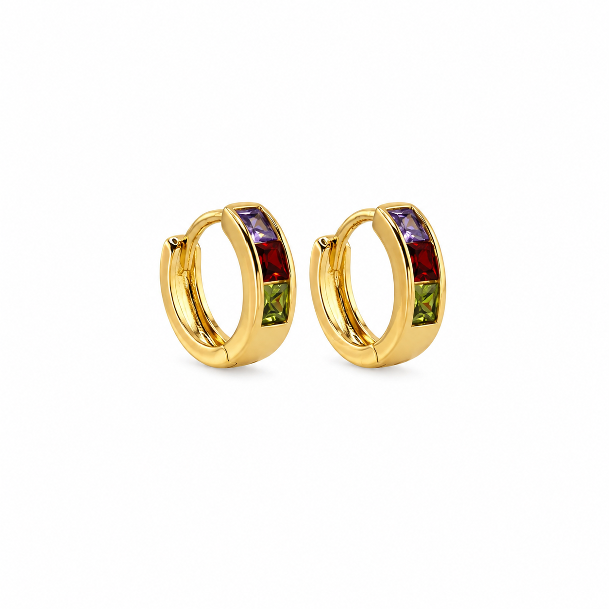 Aurora Trio Huggie Earrings